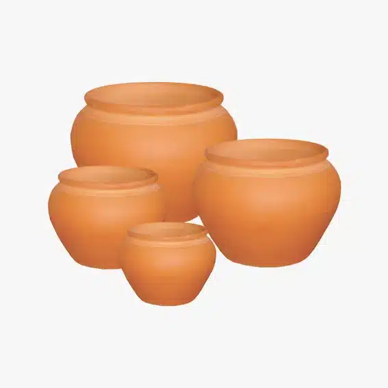 vasos de cerâmica